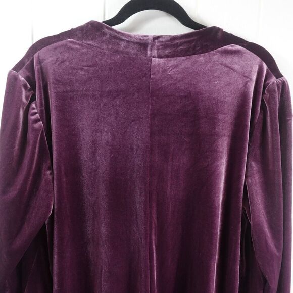 Taylor Womens Velvet Shift Dress Size 16W - Picture 9 of 12